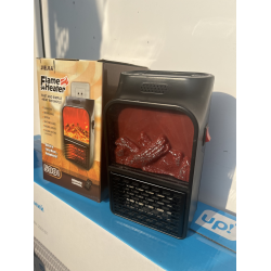Портативний нагрівач Flame Heater з таймером, вимикачем і регулятором температури 500 Ватів