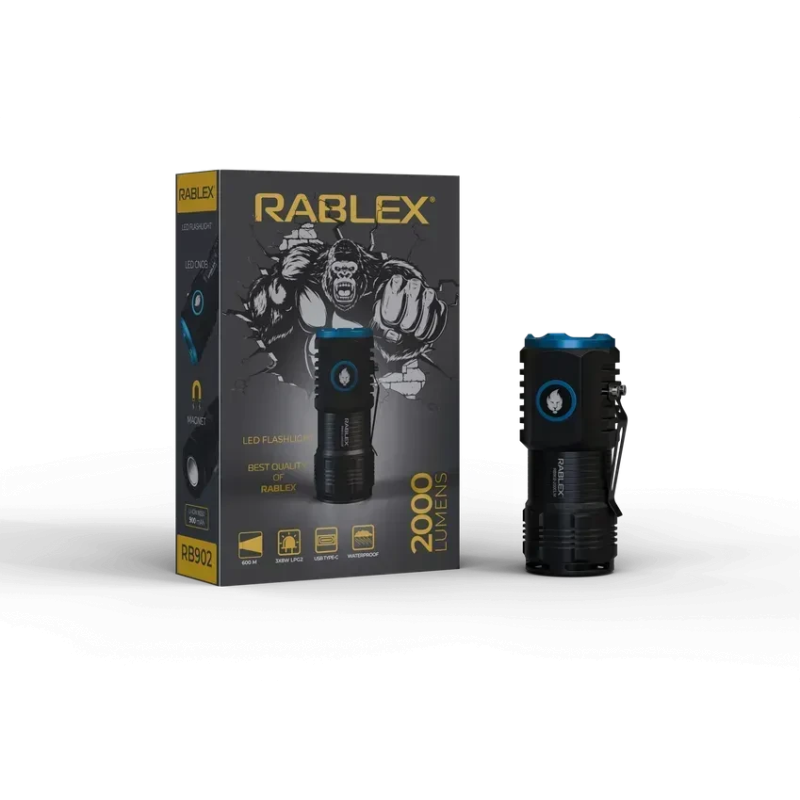 Ліхтарик RB 902 Rablex 2000 люмен 200 м Ліхтарик RB 902 Rablex 2000 люмен 200 м