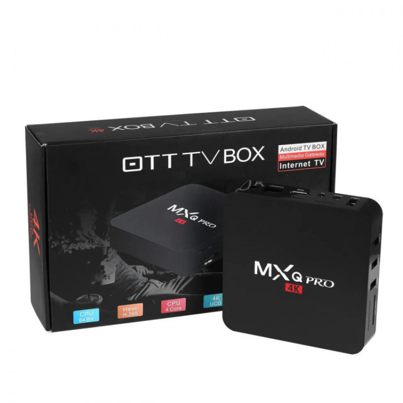 Смарт-приставка (2GB/16GB) для телевізора TV Box, MXQ PRO 4K