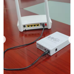Безперебійник для роутера ДБЖ павербанк Mini UPS WGP 103A 10400 mAh для wi fi роутерів 5V 9V 12V з акумулятором